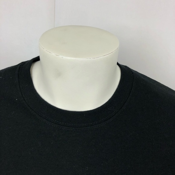 CUSTOM INC "WE GET TO." Men's T-Shirt Black Sz L - Picture 3 of 8